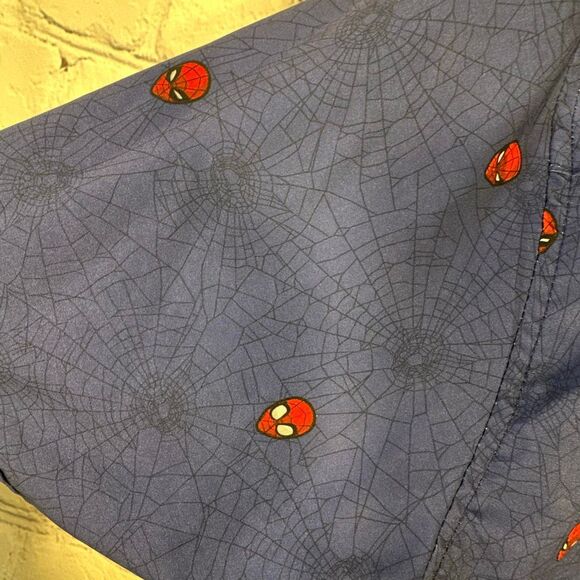 RSVLTS Marvel Spider-Man Shirt Medium Button Up Blue Short Sleeve Spidey Kunufle - Picture 5 of 11